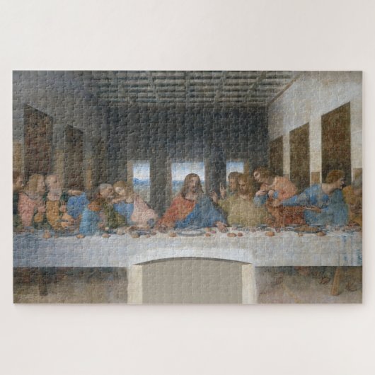 Das letzte Abendessen, Leonardo da Vinci Puzzle (Horizontal)
