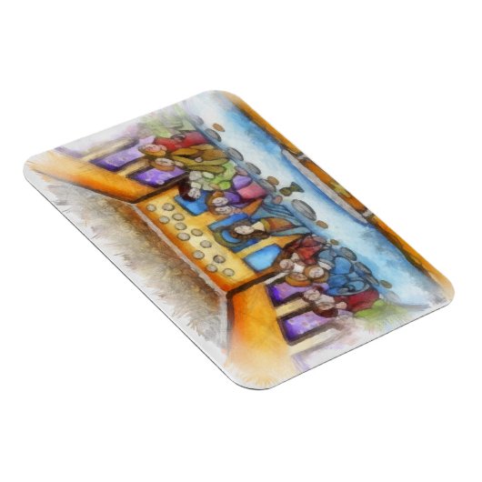 Das letzte Abendessen Magnet (Rechte Seite)