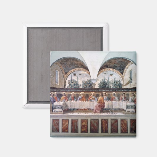 Das letzte Abendessen Magnet (Vorderseite/Rückseite)