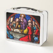 Das letzte Abendessen Metall Brotdose (Rückseite)