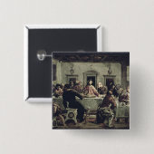 Das letzte Abendessen (Öl auf Leinwand) 2 Button (Vorne & Hinten)