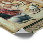 Das letzte Abendessen Poster (Ecke)