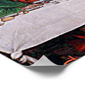 Das letzte Abendessen Poster (Ecke)