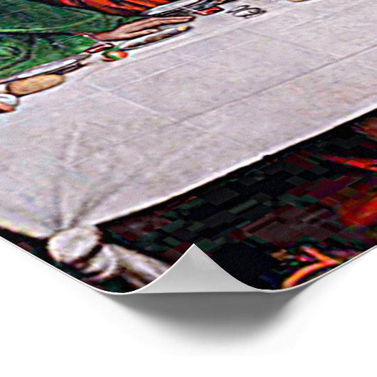 Das letzte Abendessen Poster (Ecke)