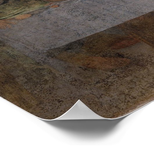 Das letzte Abendessen Poster (Ecke)