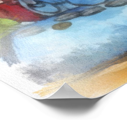 Das letzte Abendessen Poster (Ecke)