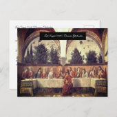 Das letzte Abendessen Postkarte (Vorne/Hinten)