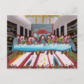 Das letzte Abendessen Postkarte (Vorderseite)