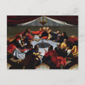 Das letzte Abendessen Postkarte (Vorderseite)