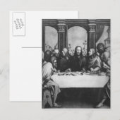 Das letzte Abendessen Postkarte (Vorne/Hinten)