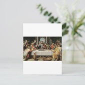 Das letzte Abendessen Postkarte (Stehend Vorderseite)