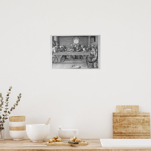 Das letzte Abendessen, Pub. 1523 Poster (Küche)