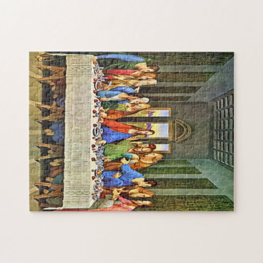 Das letzte Abendessen Puzzle (Horizontal)