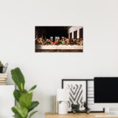 Das letzte Abendessen (restauriert) Poster (Heimbüro)