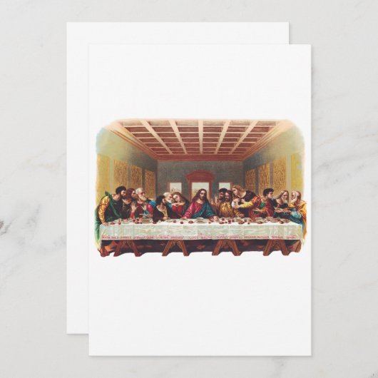 Das letzte Abendessen Save The Date (Vorne/Hinten)