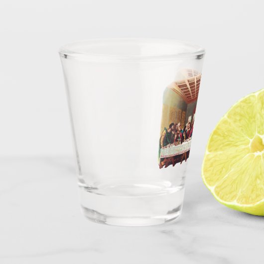 Das letzte Abendessen Schnapsglas (Links)