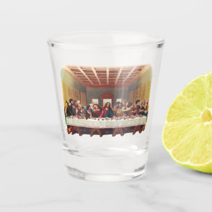 Das letzte Abendessen Schnapsglas