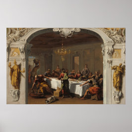 Das letzte Abendessen - Sebastiano Ricci Kunstpost Poster