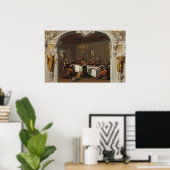 Das letzte Abendessen - Sebastiano Ricci Kunstpost Poster (Heimbüro)