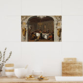 Das letzte Abendessen - Sebastiano Ricci Kunstpost Poster (Küche)