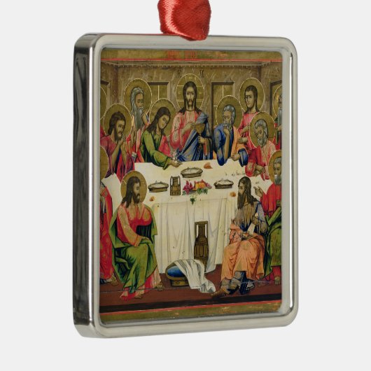 Das letzte Abendessen Silbernes Ornament (Rechts)