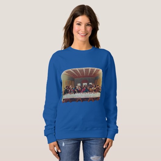 Das letzte Abendessen Sweatshirt (Vorne ganz)