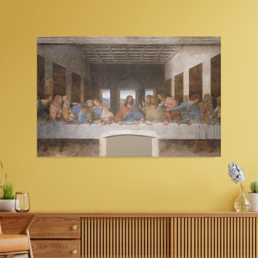 Das letzte Abendessen / Última Cena von Leonardo d Leinwanddruck (Insitu (Wohnzimmer))