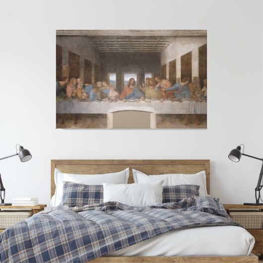 Das letzte Abendessen / Última Cena von Leonardo d Leinwanddruck (Insitu (Schlafzimmer))