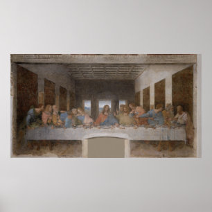 Das letzte Abendessen / Última Cena von Leonardo d Poster