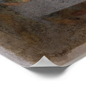 Das letzte Abendessen Última Cena von Leonardo da  Poster (Ecke)