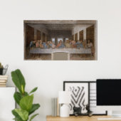 Das letzte Abendessen Última Cena von Leonardo da  Poster (Heimbüro)