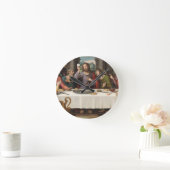 Das letzte Abendessen Vicente Juan Masip Runde Wanduhr (Zuhause)