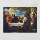 Das letzte Abendessen von Benjamin West Postkarte (Vorderseite)