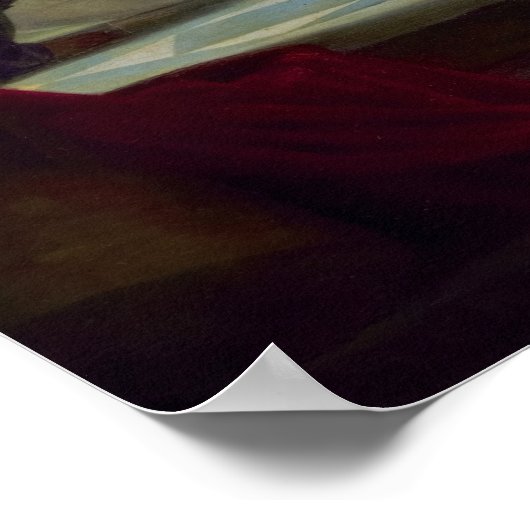 Das letzte Abendessen von Carl Bloch Poster (Ecke)