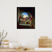 Das letzte Abendessen von Carl Bloch Poster (Küche)