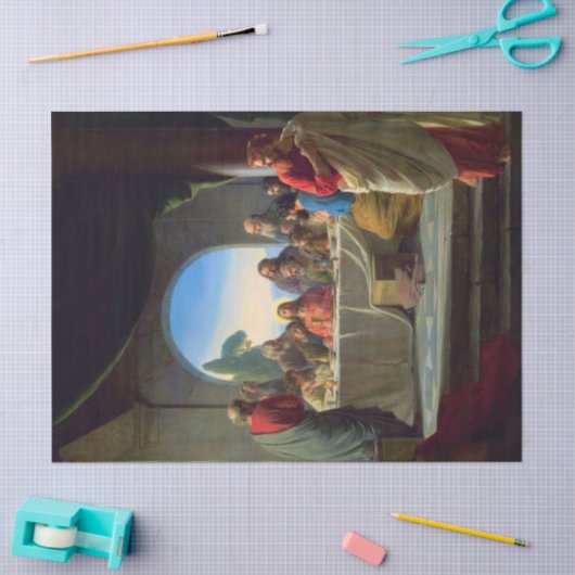 Das letzte Abendessen von Carl Bloch Seidenpapier (Basteln)