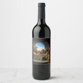 Das letzte Abendessen von Carl Bloch Weinetikett (Vorderseite)