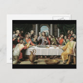 Das letzte Abendessen von Juan de Juanes Postkarte (Vorne/Hinten)