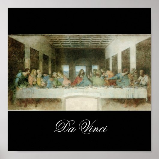 Das letzte Abendessen von Leonardo Da Vinci c. 149 Poster (Vorne)