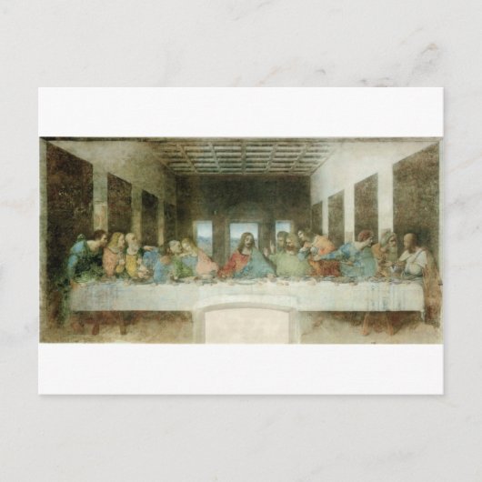 Das letzte Abendessen von Leonardo Da Vinci c. 149 Postkarte (Vorderseite)