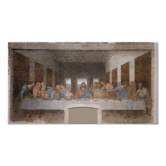Das letzte Abendessen von Leonardo da Vinci Fotodruck (Vorne)