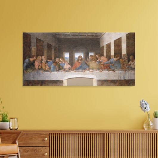 Das letzte Abendessen von Leonardo Da Vinci Leinwanddruck (Insitu (Wohnzimmer))