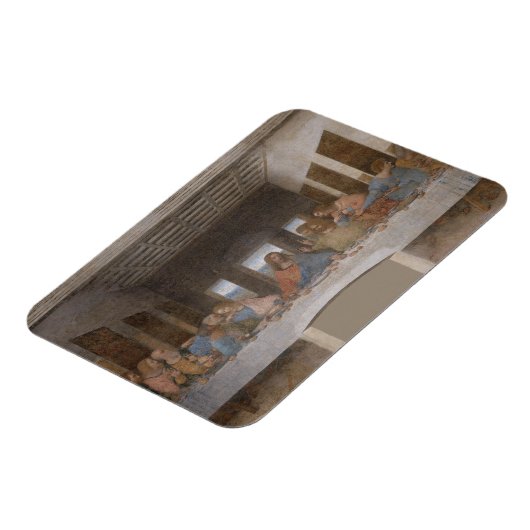 Das letzte Abendessen von Leonardo da Vinci Magnet (Linke Seite)
