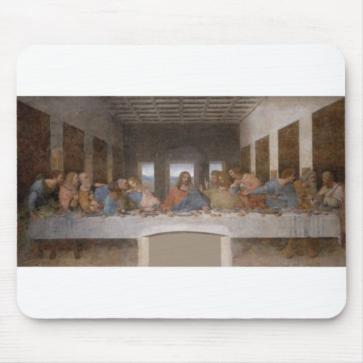 Das letzte Abendessen von Leonardo Da Vinci Mousepad (Vorne)