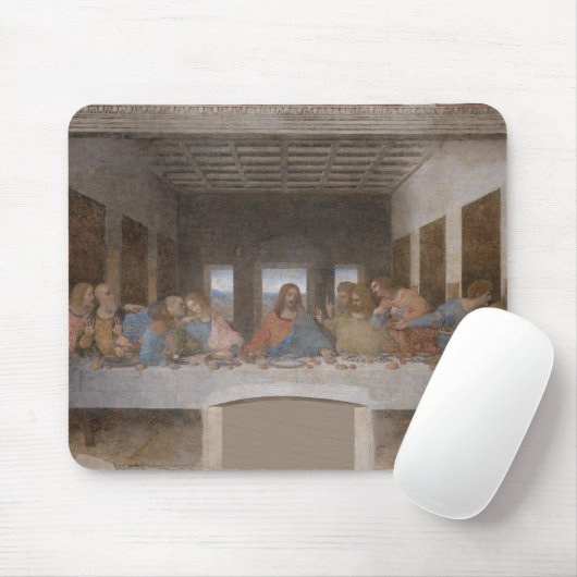 Das letzte Abendessen von Leonardo da Vinci Mousepad (Mit Mouse)
