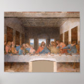Das letzte Abendessen von Leonardo Da Vinci Poster (Vorne)
