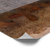 Das letzte Abendessen von Leonardo Da Vinci Poster (Ecke)