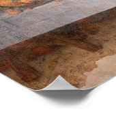 Das letzte Abendessen von Leonardo Da Vinci Poster (Ecke)