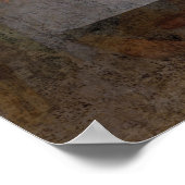 Das letzte Abendessen von Leonardo Da Vinci Poster (Ecke)