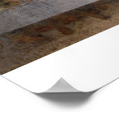 Das letzte Abendessen von Leonardo Da Vinci Poster (Ecke)